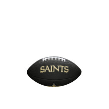 Wilson American Football MINI NFL TEAM SOFT TOUCH, Soft Touch-Blended Leather, Black