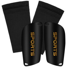 Flintronic Shin Guards, Kids Youth Adult Football Shin Pads with Elastic Sleeves, Protective Soccer Equipment