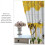 Bee Curtains Rustic Honey Pattern Rod Pocket Thermal Drapes 8