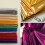 Elastical Glossy Fabric Wine Red 39x59 Inch 2