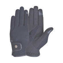 AK Fine Tech Micro Suede Riding & Multifunctional Horse Riding Gloves AKRS-8484 (Black, 2XL)