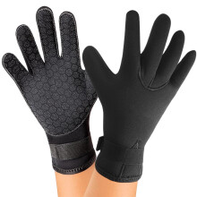 Oimaik Wetsuit Gloves 3mm Neoprene Diving Gloves, Antislip Thermal Scuba Diving Gloves for Men Women, Adjustable Wrist Strap Swimming Gloves for