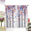 4th of July Curtains Star Scatter Pattern Rod Pocket 3