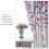 4th of July Curtains Star Scatter Pattern Rod Pocket 7