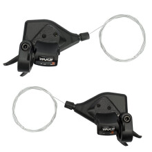 CYSKY 3x7 Bike Gear Shifters Set 21 Speed Mountain Bike Shifter Lever Bike Shifters Set Cycling Shifters 1 Pair Left Right Shifter with Cables for MTB