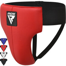 RDX Groin Guard for Boxing, Muay Thai, Kickboxing and MMA Fighting, Maya Hide Leather Abdo Gear for Martial Arts BJJ Training, Jockstrap Abdominal