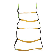 Sonew 5 Step Boat Rope Ladder, Portable Assist Marine Rope Folding Swim Ladder Climbing Aider for Sailboat, Inflatable Boat, Kayak, Swimming Pool