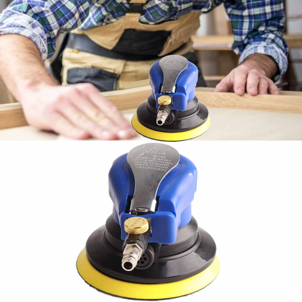 Pneumatic Dry Grinding Sander 12.5X12.5cm, Zinc Alloy, 10000Rpm 8261391854364