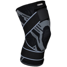 Tenace Sports Knee Pad for Jiu Jitsu, Grappling, MMA & Martial Arts - Durable Impact Protection & Compression for Training - Unisex Knee Brace (M)