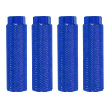 PATIKIL Aluminum Alloy Bike Pegs Fit 3/8 inch Axles, 4 Pack Anti-Skid lead Foot Bicycle Pegs Back Seat Stands for BMX Mountain Bike Cycling Rear Stunt