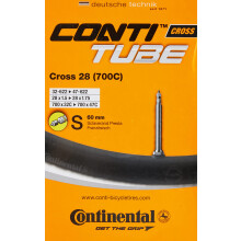 Continental Cross 28 Bicycle Inner Tube s60 Size:32-47-622
