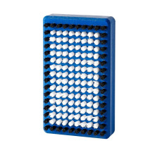 Holmenkol Unisex - Adult Nylon Brush, Blue/White, One Size