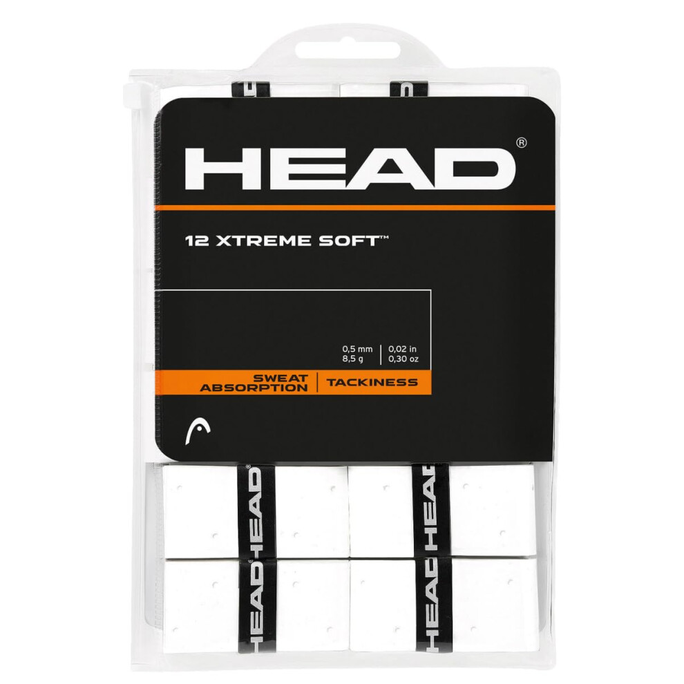 Head Unisex_adult 12 Xtremesoft Grip Tape, Standard Size White