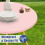 Rond tafelkleed van spandex, roze, elastisch, waterdicht. 3