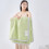 Green Crib Quilt Cooling Breathable Stain-Resistant 5