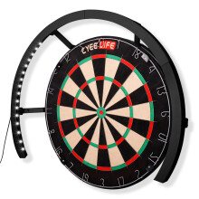 CyeeLife Dartboard Lighting System, White LED Dartboard Light,Securely Fits All Dart Boards,Easy Assembly,Professional Darts Accessories (Black, 270?)