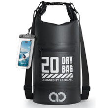 Lamicall Dry Bag, Waterproof Bag - [Robust & Anti-Scratch] 5L/10L/20L/30L/40L Waterproof Backpack with 100% Water Proof Phone Pouch, Floatable Drybag