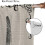 Farmhouse Kitchen Curtains Vintage Fork Spoon Beige Linen 6