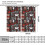 Abstract Kitchen Curtains Espresso Cupcake Pattern Rod 3