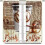 Coffee Poster Curtains Grunge Retro Pattern Rod Pocket 2
