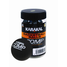 Karakal RACKETBALL BALLS BLACK (COMPETITION) TUBE OF 2