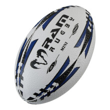 Ram Rugby Mini Rugby Ball - Air Filled (Blue) or Softee (Red) - Size 1 (15cm) Fun Rugby Ball ? Great Gift for Birthday or Christmas ? Perfect for Kids