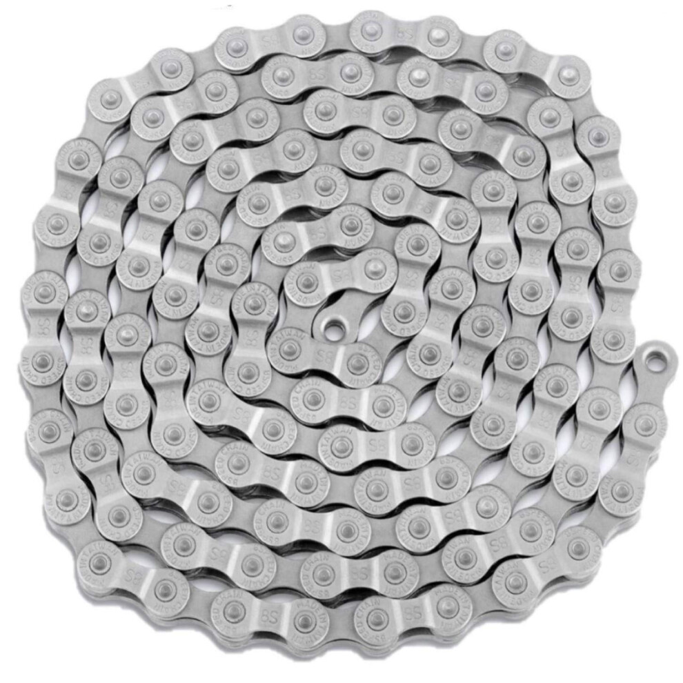 Toopre 6/7/8-Speed Bicycle Chain, 116 Links ??Steel High Strength Bike Derailleur Chain For 6/7/8-Gear Road Mountain Bicycle (4.9Ft) 5051224311453