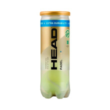HEAD Padel Pro S+ Padel Balls | Tournament Grade ball with extra durability