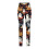 Dameslegging met hoge taille en spook- en pompoenprint, elastisch. 5