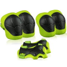Heatigo Kids Sports Protective Gear Set,6PCS Wrist Guard Knee Elbow Pads for Children Protection Skateboard Inline Roller Skating Biking Riding