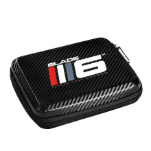WINMAU Blade 6 XL Dart Case ? Holds 2 Sets of Fully Assembled Darts | 10 Compartments | Durable Hard Shell | Stylish Tournament-Tested Dart Storage |