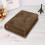 Fleece Throw Blanket Brown 50x70cm Ultra-Soft Warm 2