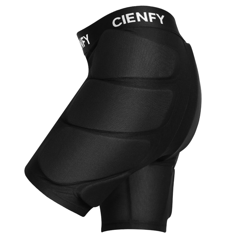 Photos - Climbing Gear Cienfy Protective Padded Shorts EVA Tailbone Pad for Snowboarding, Skating and Skiing, 3D Hip Protection Impact Gear for Hip