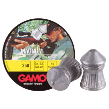 Gamo Air Gun Pellets Magnum (Spire Point Dbl Ring) .22 Cal. Tin of 250 632022554