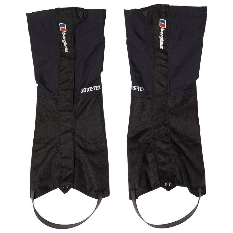 Berghaus Unisex Gore-Tex Ii Gaiter | Waterproof | Quick Fit | Reflective Trim, Black, L/Xl L