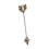 Retro Arrow Industrial Scaffold Barbell Ear Piercing 7