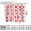 Rose Red Pink Checkered Boho Curtains Rod Pocket 2 Panels 2