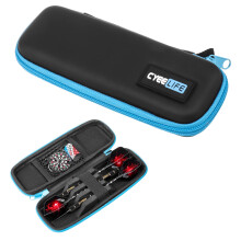 CyeeLife PU Dart Carrying Case for Steel and Soft Darts Set,Wallet Holder