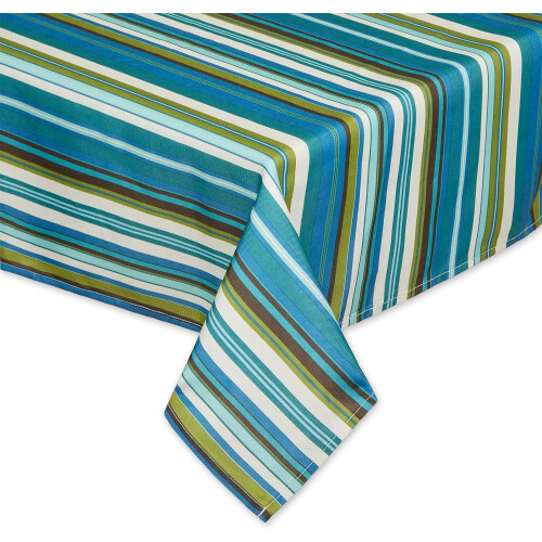 Nappe intérieure/extérieure à rayures, motif plage, 60 x 120 cm 1