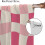 Rose Red Pink Checkered Boho Thermal Curtains 2 Panels 6