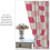 Rose Red Pink Checkered Boho Thermal Curtains 2 Panels 63"W 7