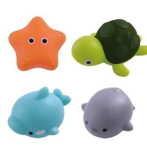 Ocean Bath Toys Set Light-Up Squeaky 2 Pieces 1
