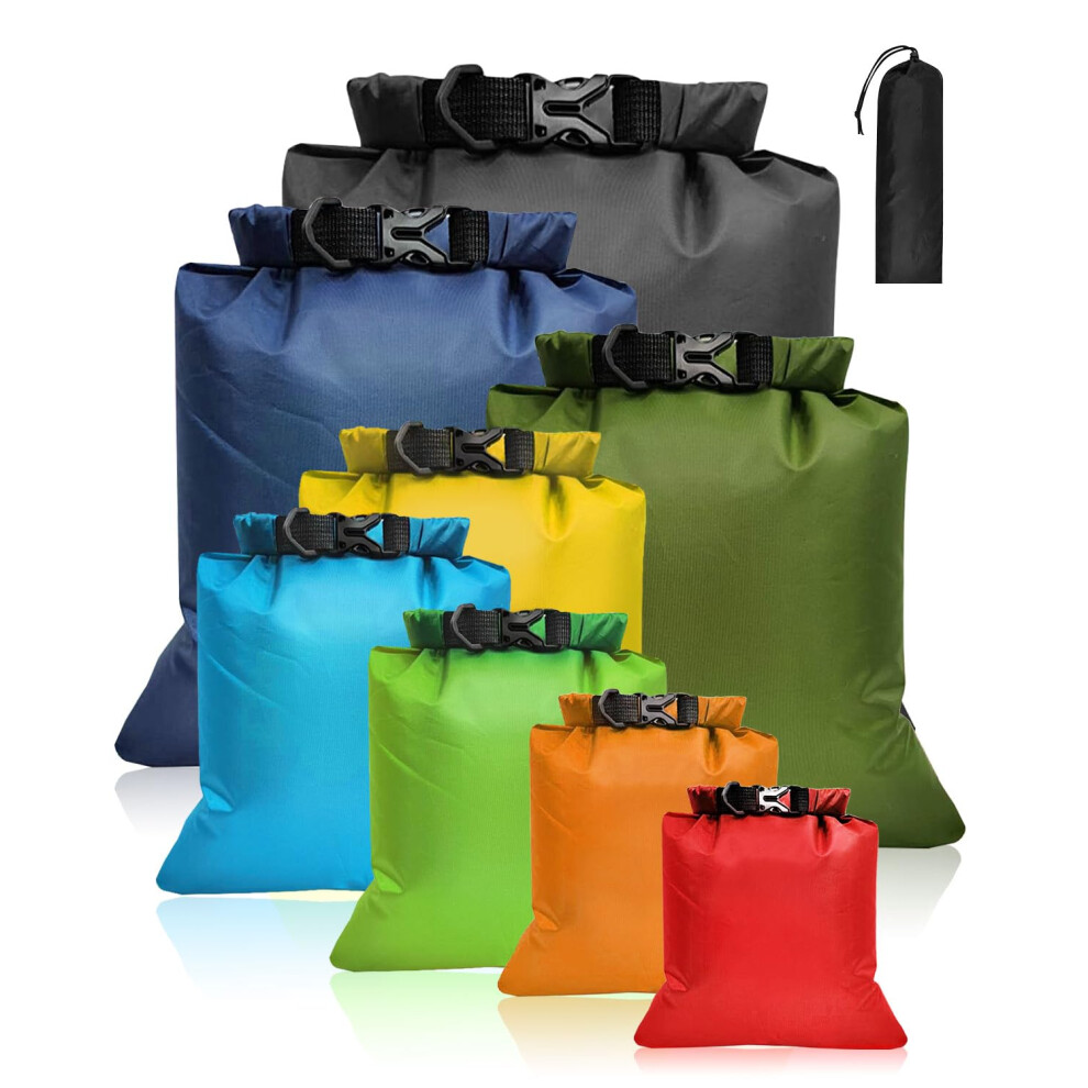 Photos - Climbing Gear 8-PCS Waterproof Dry Bag Set, Equipped with 12L 10L 8L 5L 3.5L 3L 2.5L 1.5L Large Capacity Tear Resistant Dry Bags, Waterpro