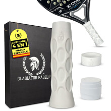 GLADIATOR PADEL Antivibration Padel Grip| Includes Grip + Ring and 3 Straps to Facilitate Installation| Padel Accessories for Men and Women|