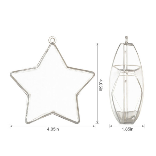 Clear Plastic Storage Boxes with Lids 4x4x1.8in 5 pcs 2