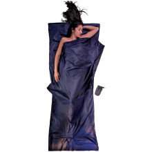 COCOON - Premium - Silk/Egyptian CottonTravelSheet - Tuareg Blue