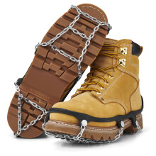 Yaktrax Chains Traction Cleats for Snow & Ice ? Lightweight and Easy to Wear, Ideal for Walking, Running, and Hiking, Small Size, Elastic Rubber Sling