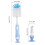 2-in-1 Pacifier and Bottle Brush with Stand for Bottles and 3