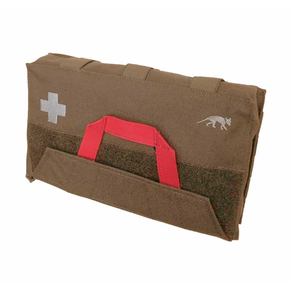 Tasmanian Tiger Ifak Pouch, Tactical Molle Medical Pouch, First Aid Bag, Rip Away Panel, Large, Coyote Tan