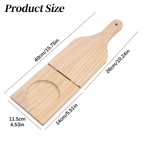 Dumpling Maker & Masher Tool, Multi-Functional Kitchen Tool for Potatoes Banana, Circular Mold with Handle (1Pcs) Light Yellow 2